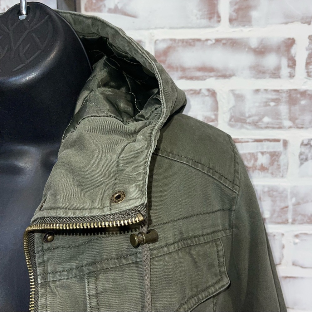 Lucky Brand Olive Jacket women’s large - Picture 6 of 10